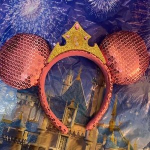 Sleeping Beauty/Aurora Minnie Ears. Authentic